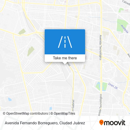 Mapa de Avenida Fernando Borreguero