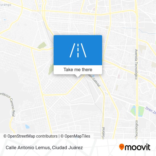 Mapa de Calle Antonio Lemus