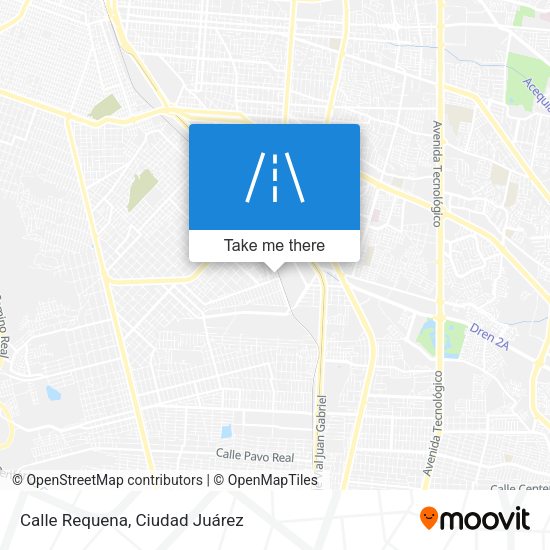 Calle Requena map