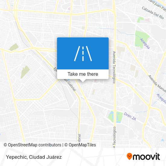 Mapa de Yepechic