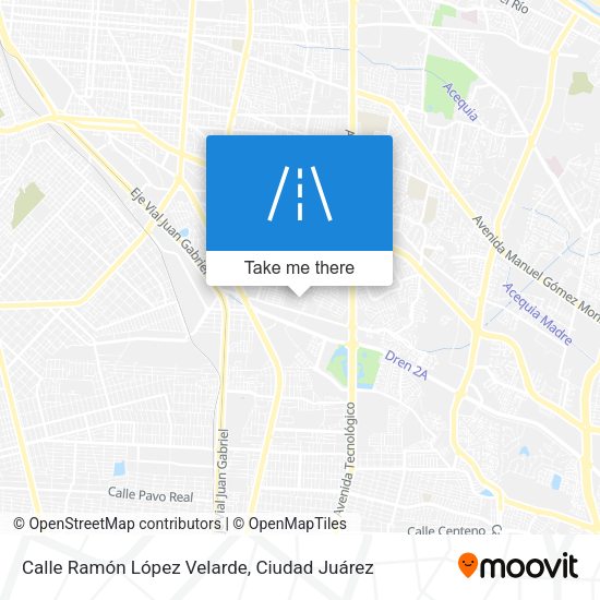 Mapa de Calle Ramón López Velarde