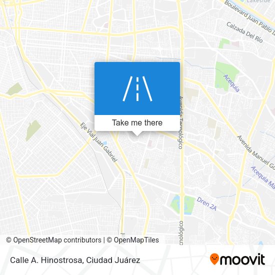 Calle A. Hinostrosa map