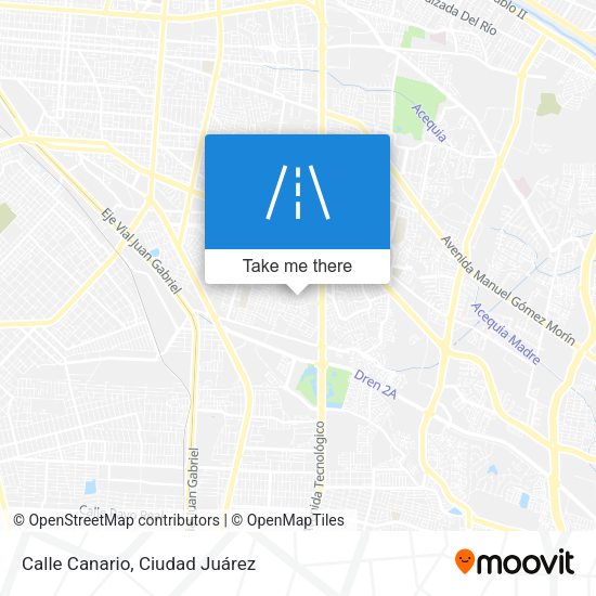 Calle Canario map
