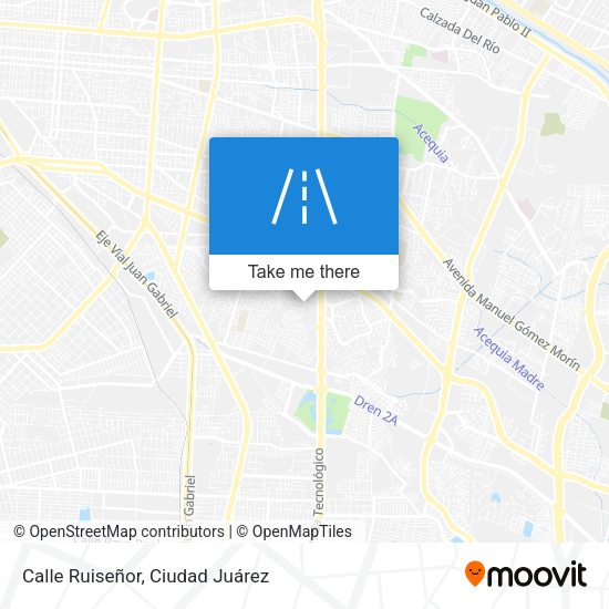 Mapa de Calle Ruiseñor