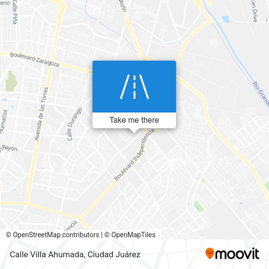 Mapa de Calle Villa Ahumada