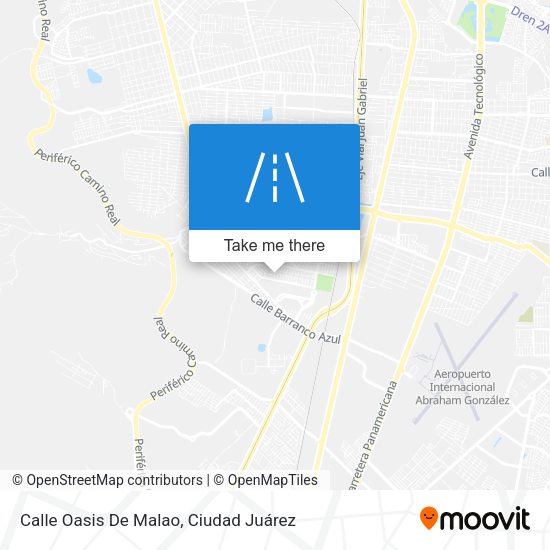 Calle Oasis De Malao map