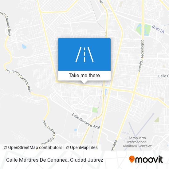 Calle Mártires De Cananea map