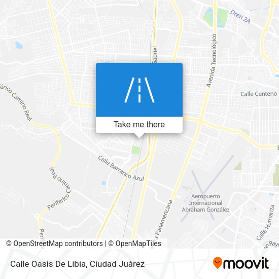 Calle Oasis De Libia map