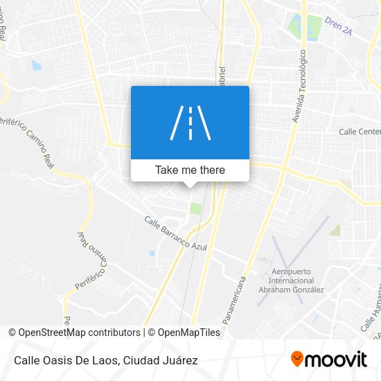 Calle Oasis De Laos map