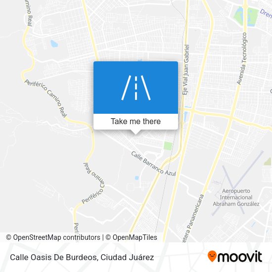 Calle Oasis De Burdeos map