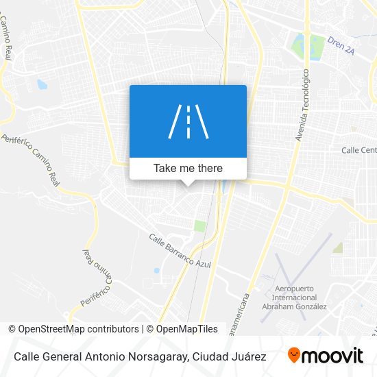 Calle General Antonio Norsagaray map