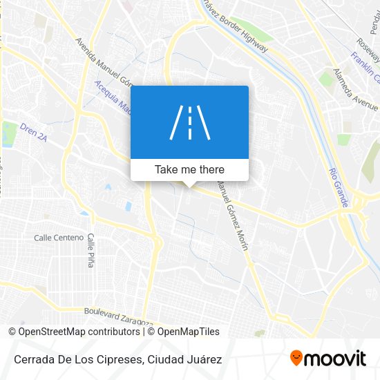 Mapa de Cerrada De Los Cipreses