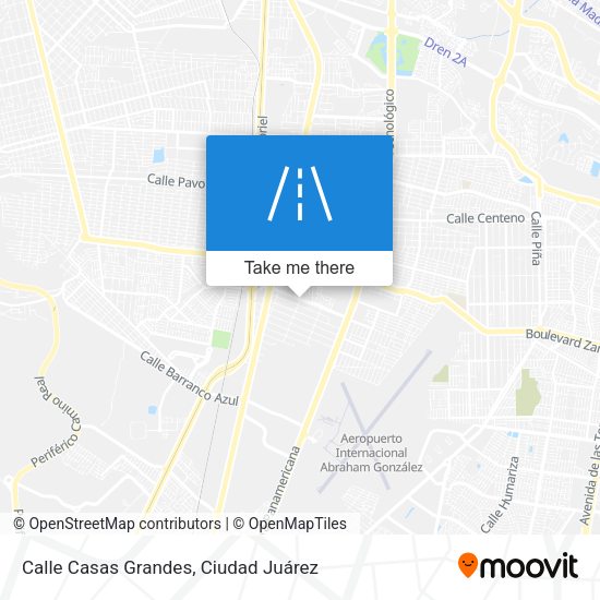 Calle Casas Grandes map