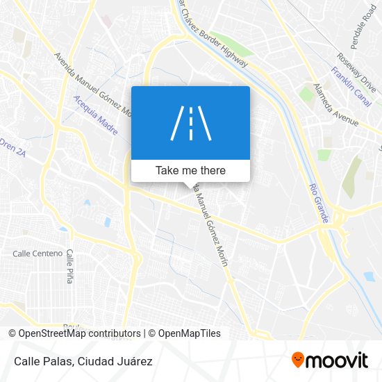 Mapa de Calle Palas