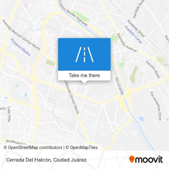 Mapa de Cerrada Del Halcón
