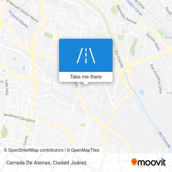 Cerrada De Atenas map