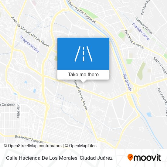 Calle Hacienda De Los Morales map