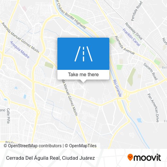 Cerrada Del Águila Real map