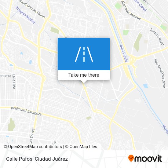 Mapa de Calle Pafos