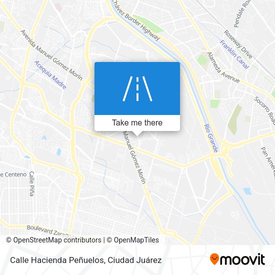 Calle Hacienda Peñuelos map