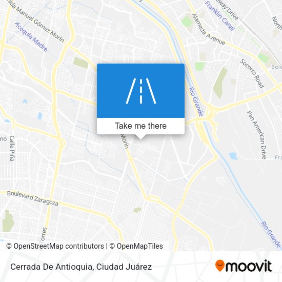 Mapa de Cerrada De Antioquia