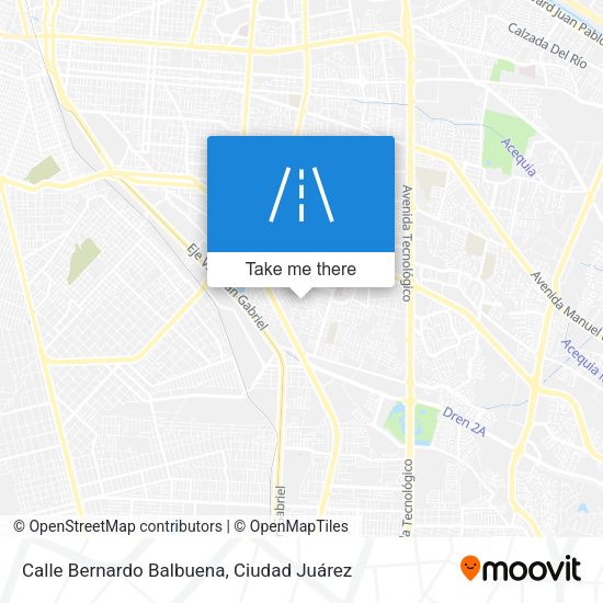 Calle Bernardo Balbuena map