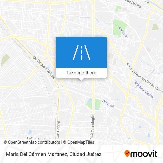 María Del Cármen Martínez map