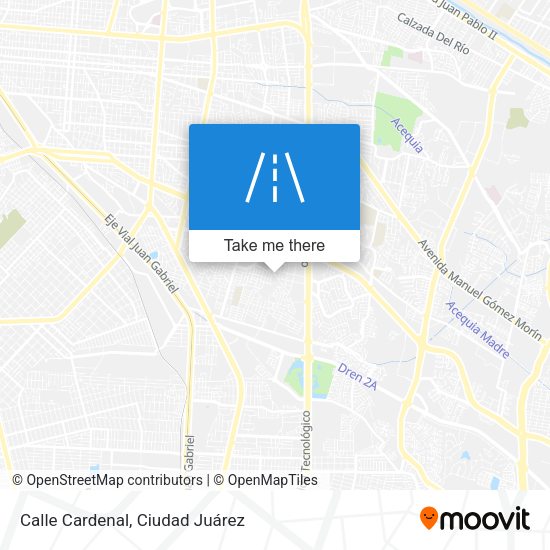 Calle Cardenal map