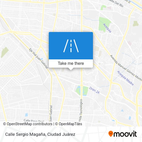 Calle Sergio Magaña map