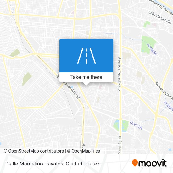 Mapa de Calle Marcelino Dávalos