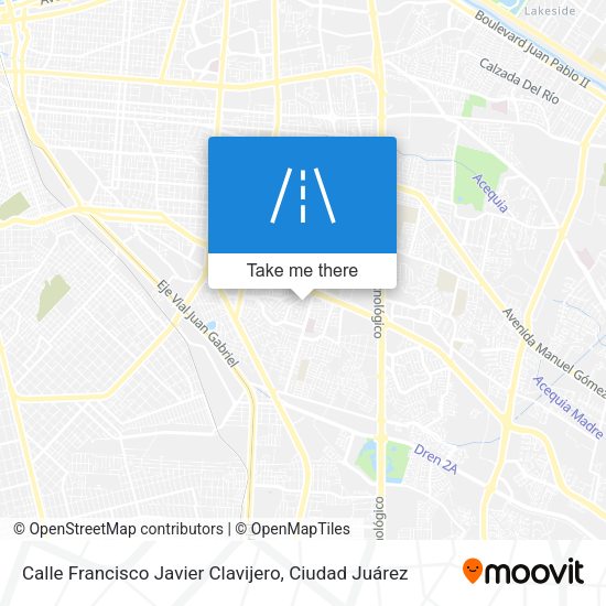 Mapa de Calle Francisco Javier Clavijero
