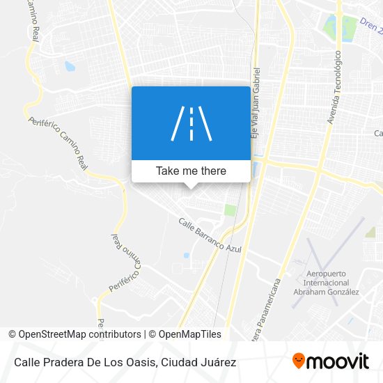 Mapa de Calle Pradera De Los Oasis