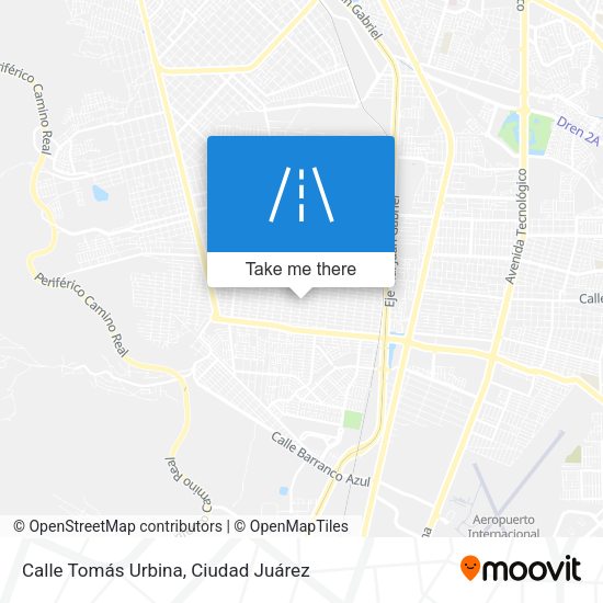 Mapa de Calle Tomás Urbina