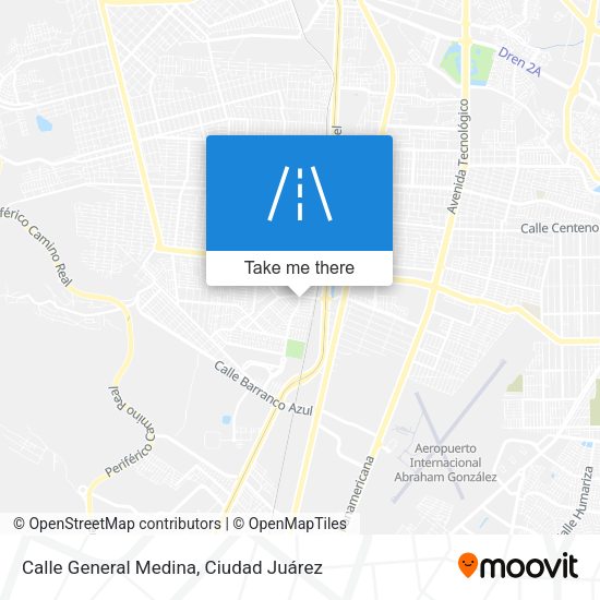 Calle General Medina map