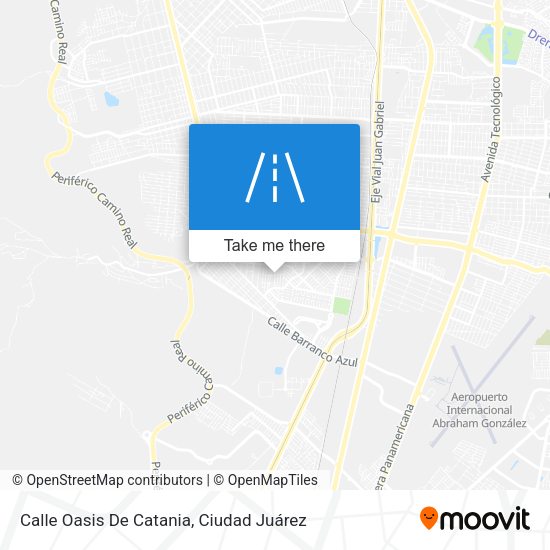 Calle Oasis De Catania map
