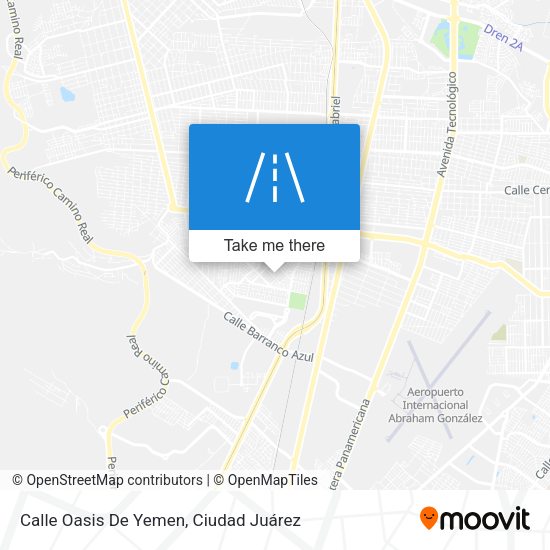 Calle Oasis De Yemen map