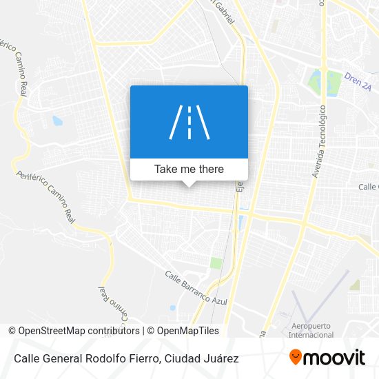 Mapa de Calle General Rodolfo Fierro