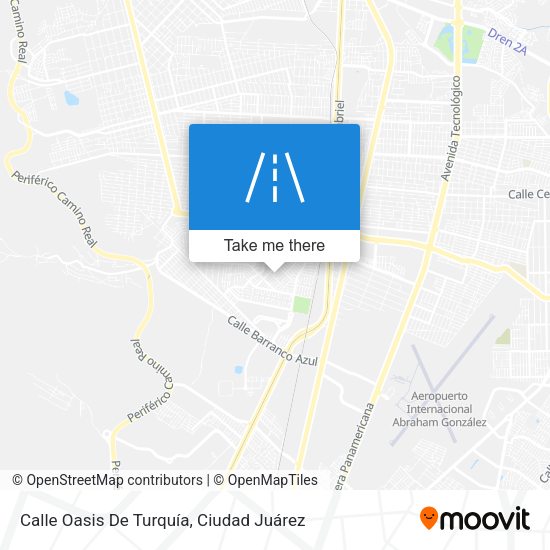 Calle Oasis De Turquía map