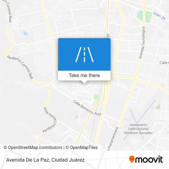 Mapa de Avenida De La Paz