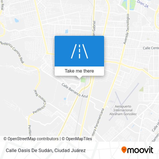 Calle Oasis De Sudán map
