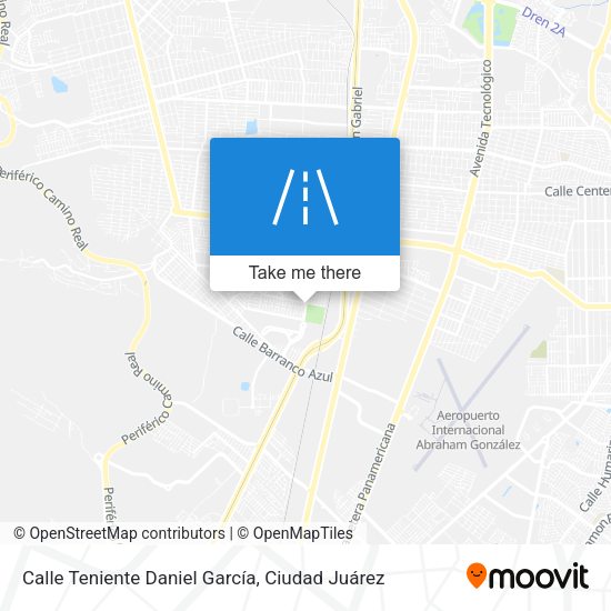 Calle Teniente Daniel García map