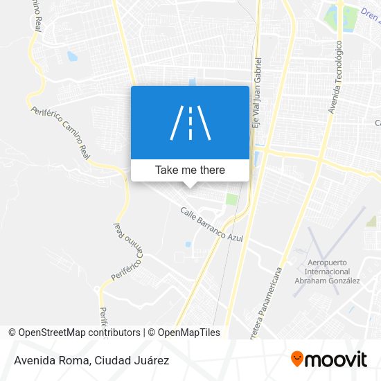 Avenida Roma map