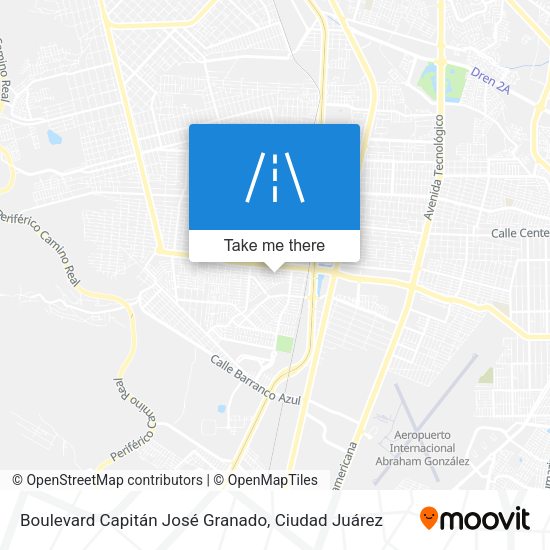 Mapa de Boulevard Capitán José Granado