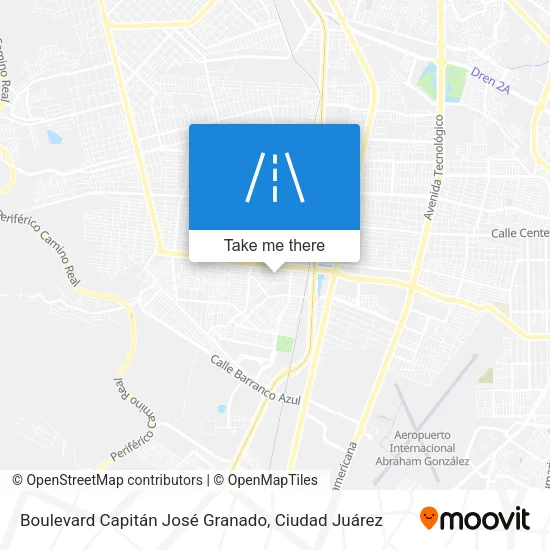 Mapa de Boulevard Capitán José Granado