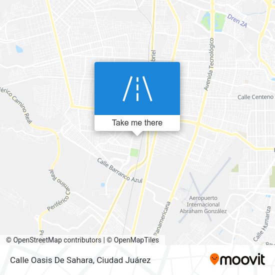 Calle Oasis De Sahara map