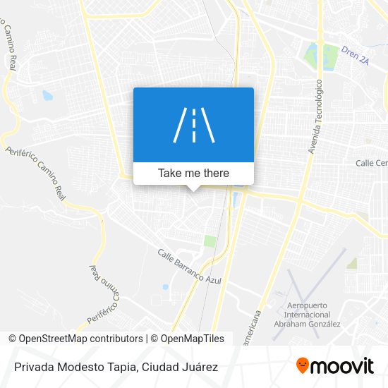Privada Modesto Tapia map
