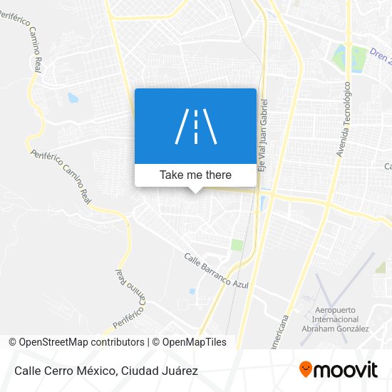 Mapa de Calle Cerro México