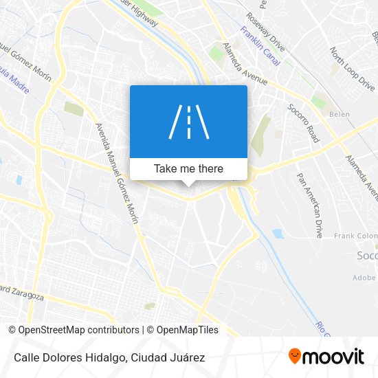 Mapa de Calle Dolores Hidalgo