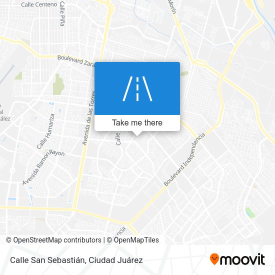 Calle San Sebastián map