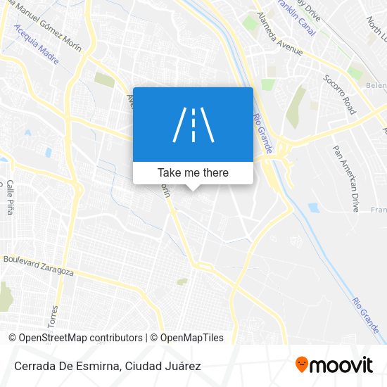 Mapa de Cerrada De Esmirna